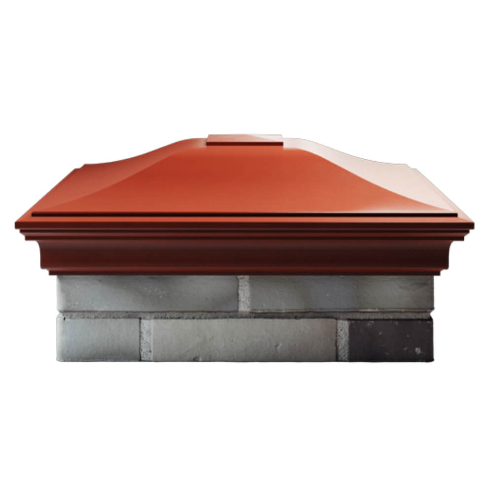 Колпак Zking Монблан Красный на столб 2х2 кирпича (515х515мм) в Павловском Посаде фото