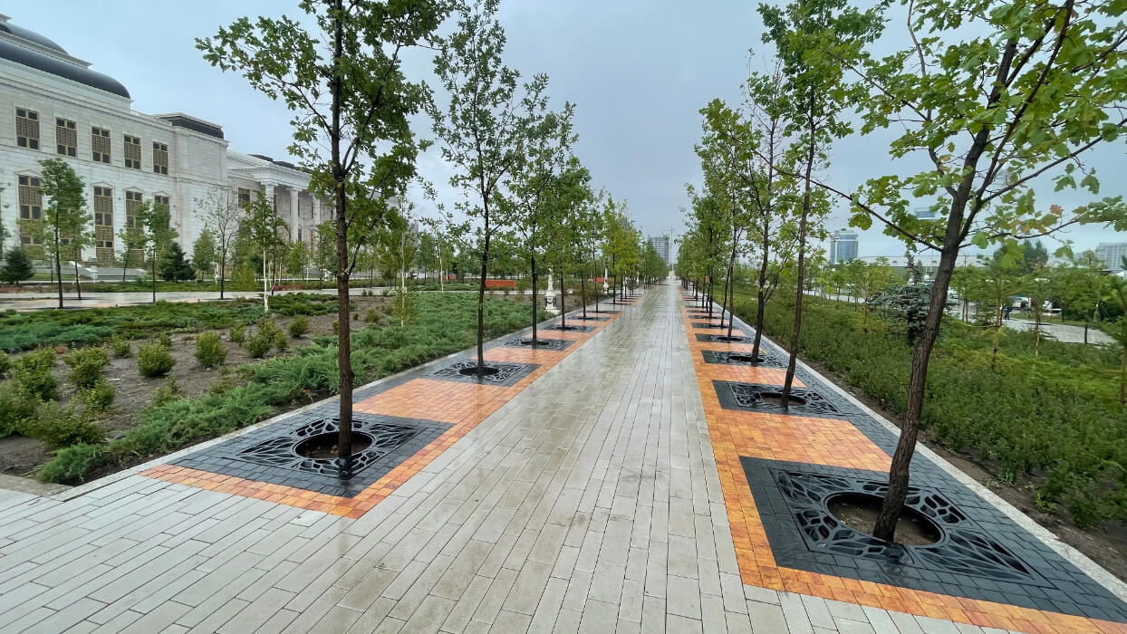 Приствольная решетка для дерева ZKING CRUST 1.2х1.2м Черная в Павловском Посаде фото