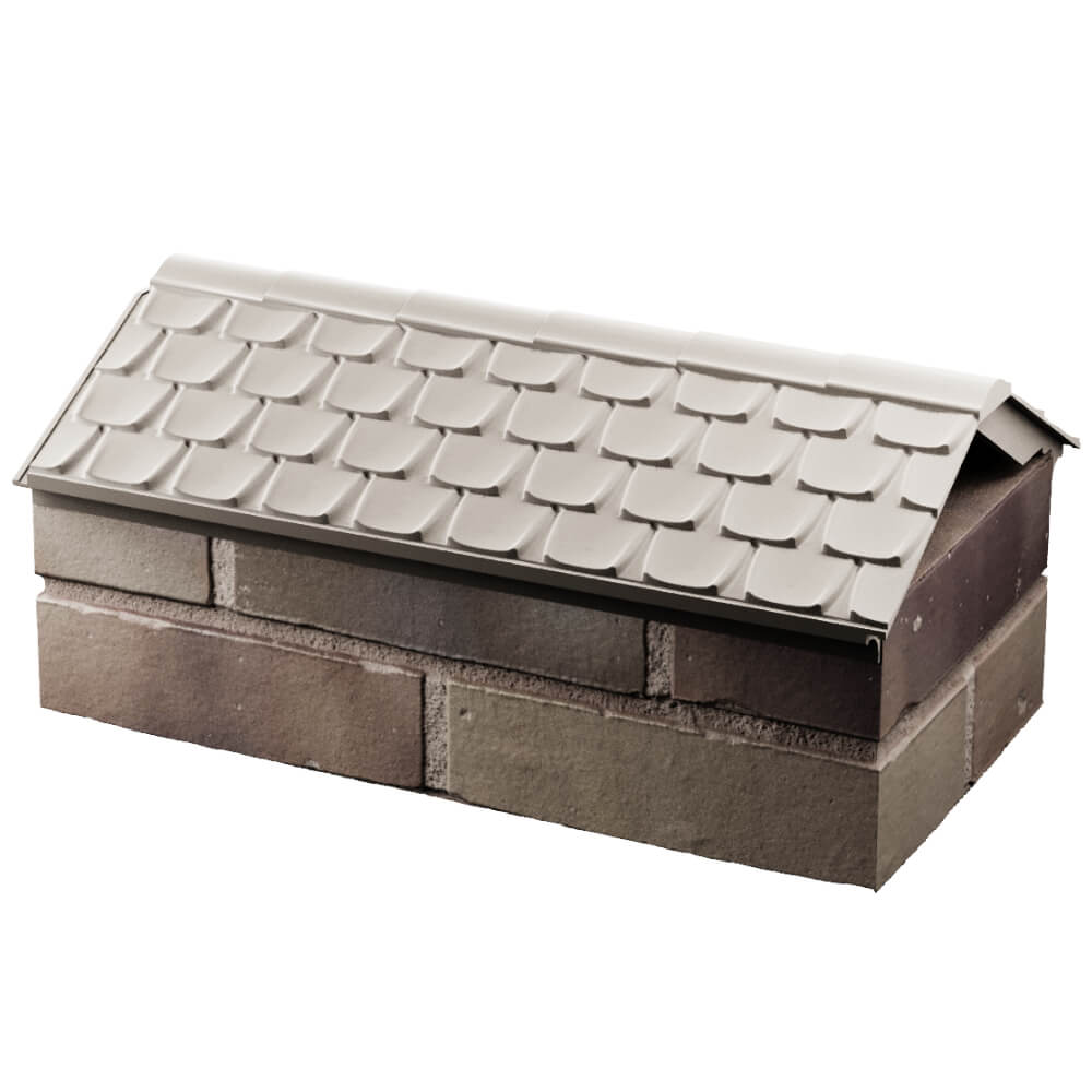 Парапет Zking Эльбрус Бежевый с посадкой на 1 кирпич (255мм) в Павловском Посаде фото