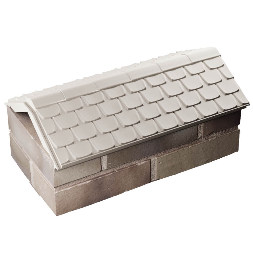 Парапет Zking Эльбрус Бежевый с посадкой на 1 кирпич (255мм) в Павловском Посаде фото