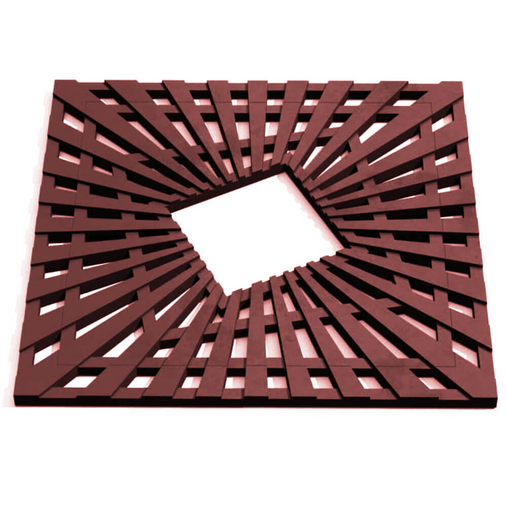 Приствольная решетка для дерева ZKING ATMOSPHERE 1.2х1.2м Коричневая Павловский Посад фото