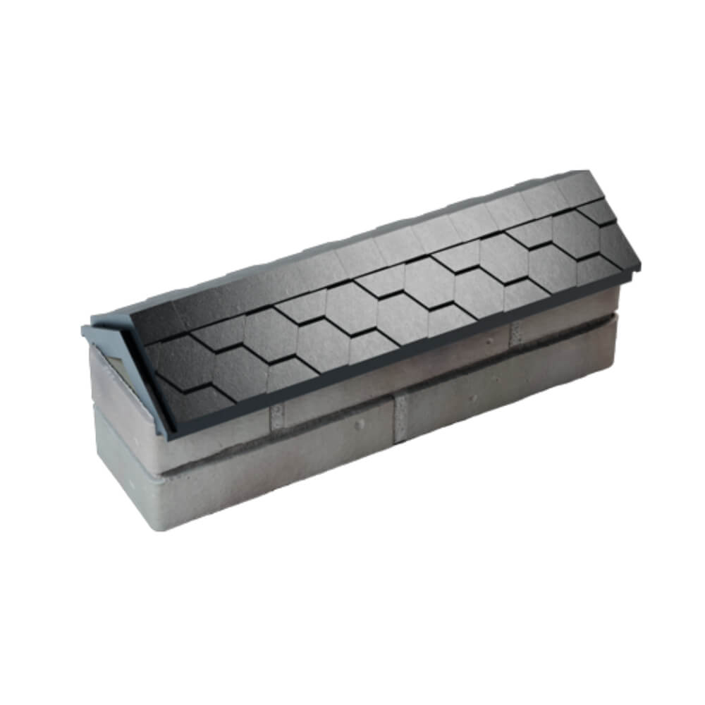 Парапет Zking Эверест Черный с посадкой на 0.5 кирпича (130мм) в Павловском Посаде фото