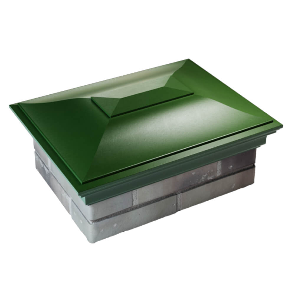 Колпак Zking Монблан Зеленый на столб 2х1.5 кирпича (515х385мм) Павловский Посад фото