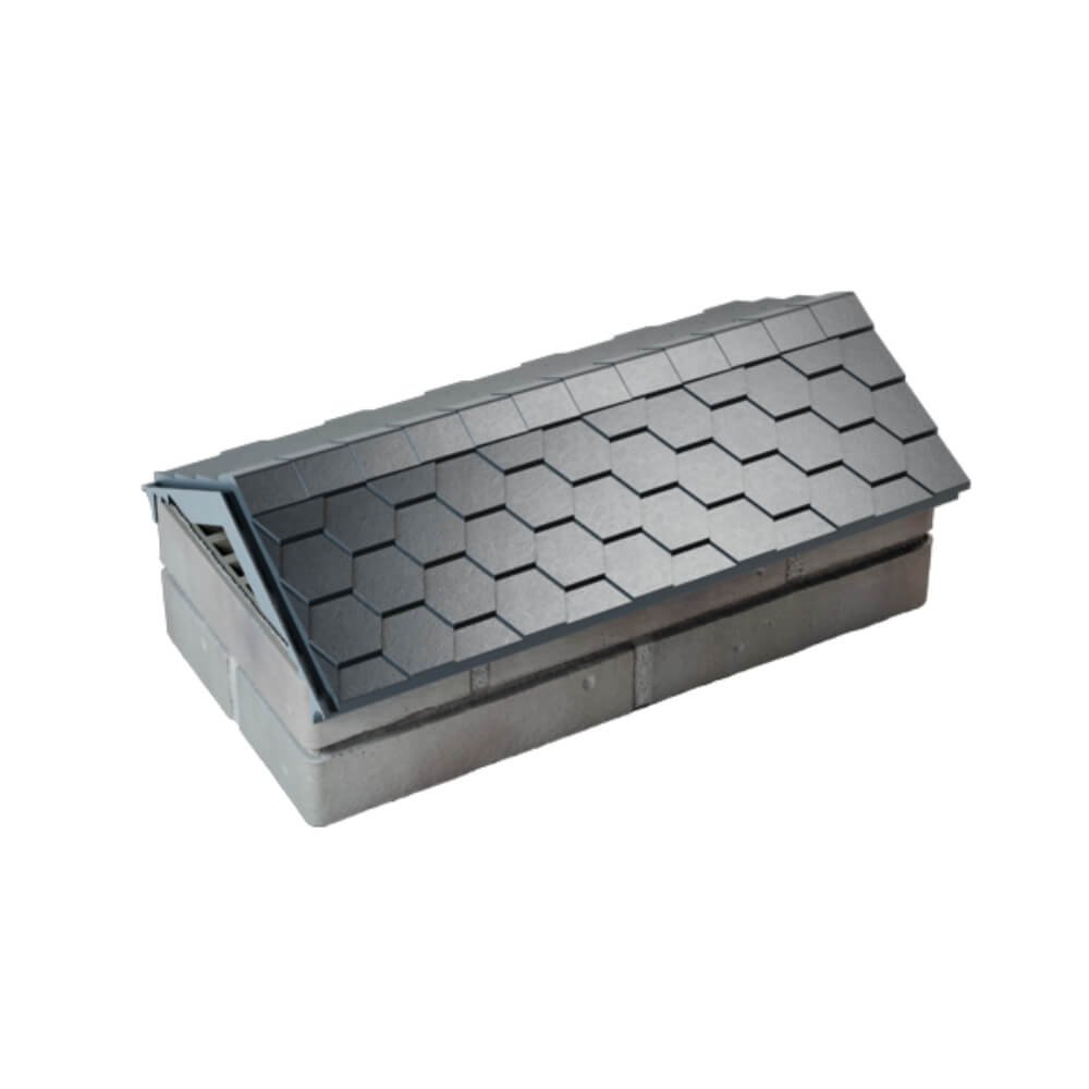 Парапет Zking Эверест Серый с посадкой на 1 кирпич (200/225/255мм) в Павловском Посаде фото