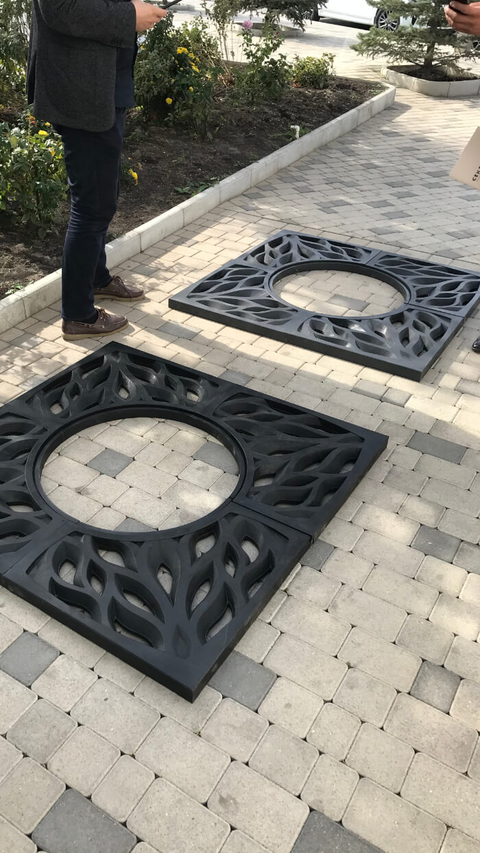 Приствольная решетка для дерева ZKING CRUST 1.2х1.2м Черная в Павловском Посаде фото