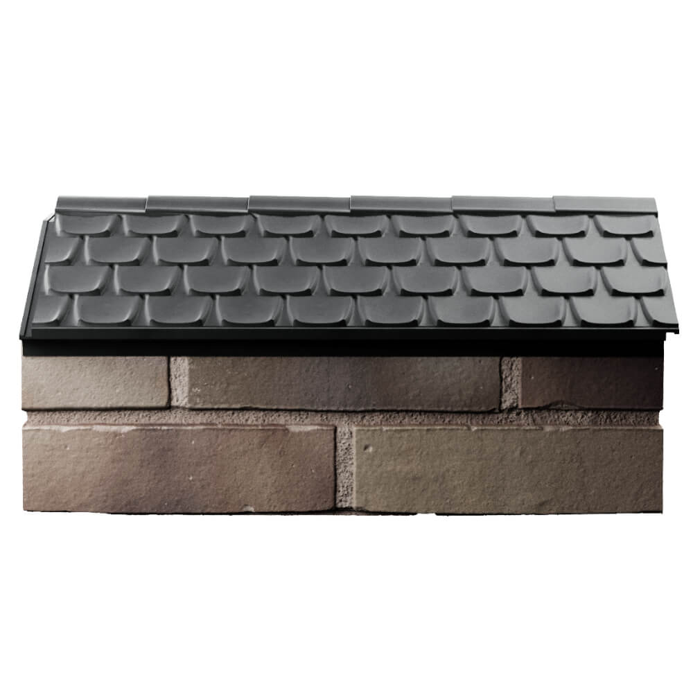 Парапет Zking Эльбрус Серый с посадкой на 1 кирпич (255мм) в Павловском Посаде фото