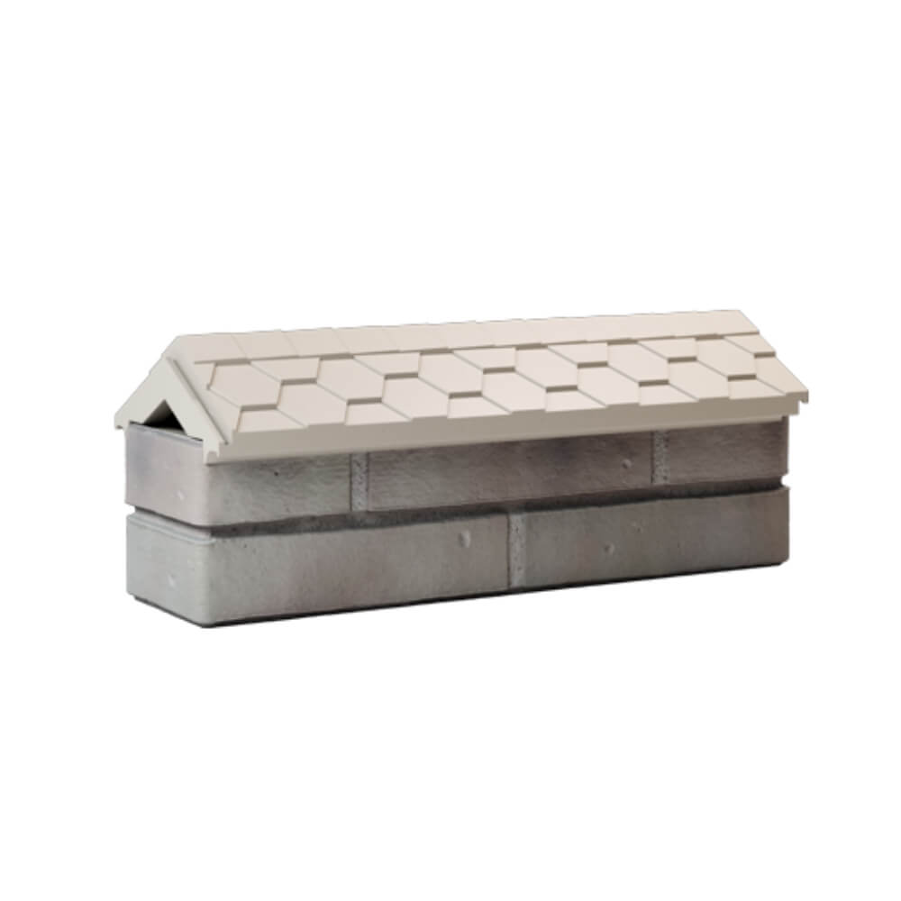 Парапет Zking Эверест Бежевый с посадкой на 0.5 кирпича (130мм) Павловский Посад фото