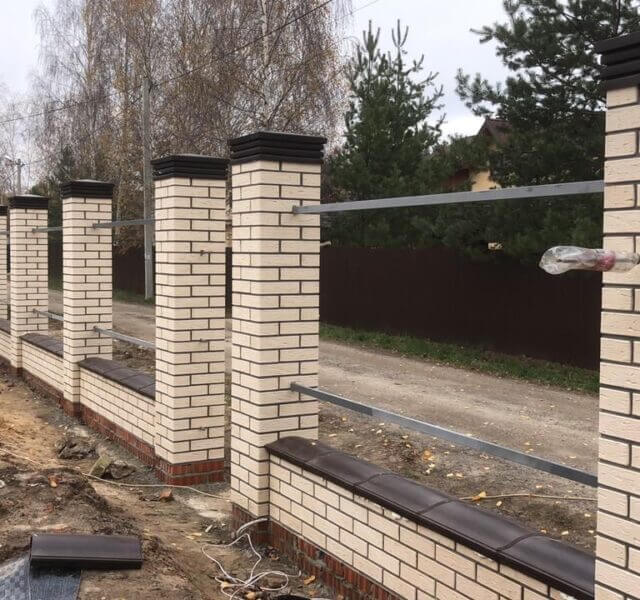 Колпак Zking Бона ХайТек Коричневый на столб 1.5х1.5 кирпича (385х385мм) в Павловском Посаде фото