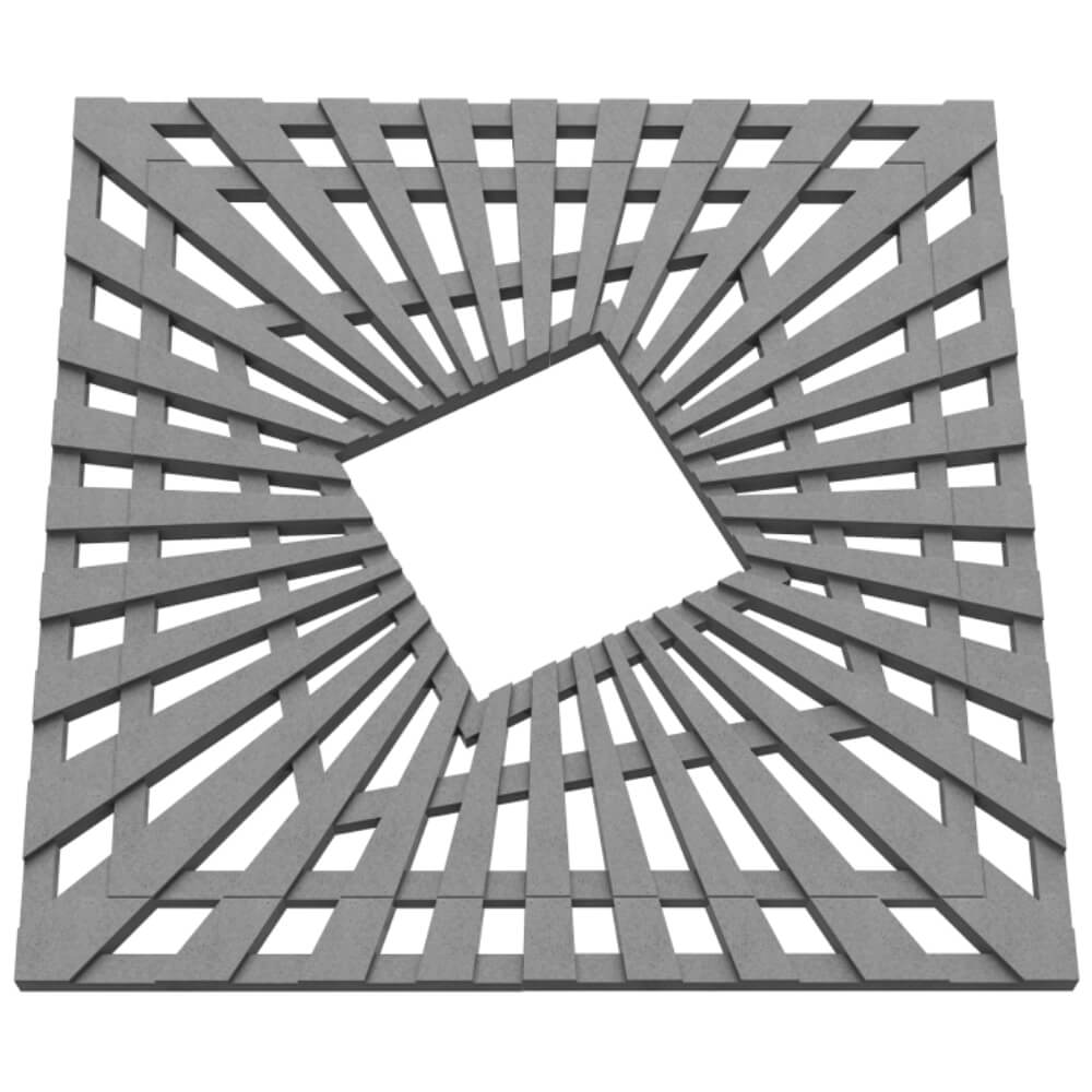 Приствольная решетка для дерева ZKING ATMOSPHERE 1.2х1.2м Серая в Павловском Посаде фото