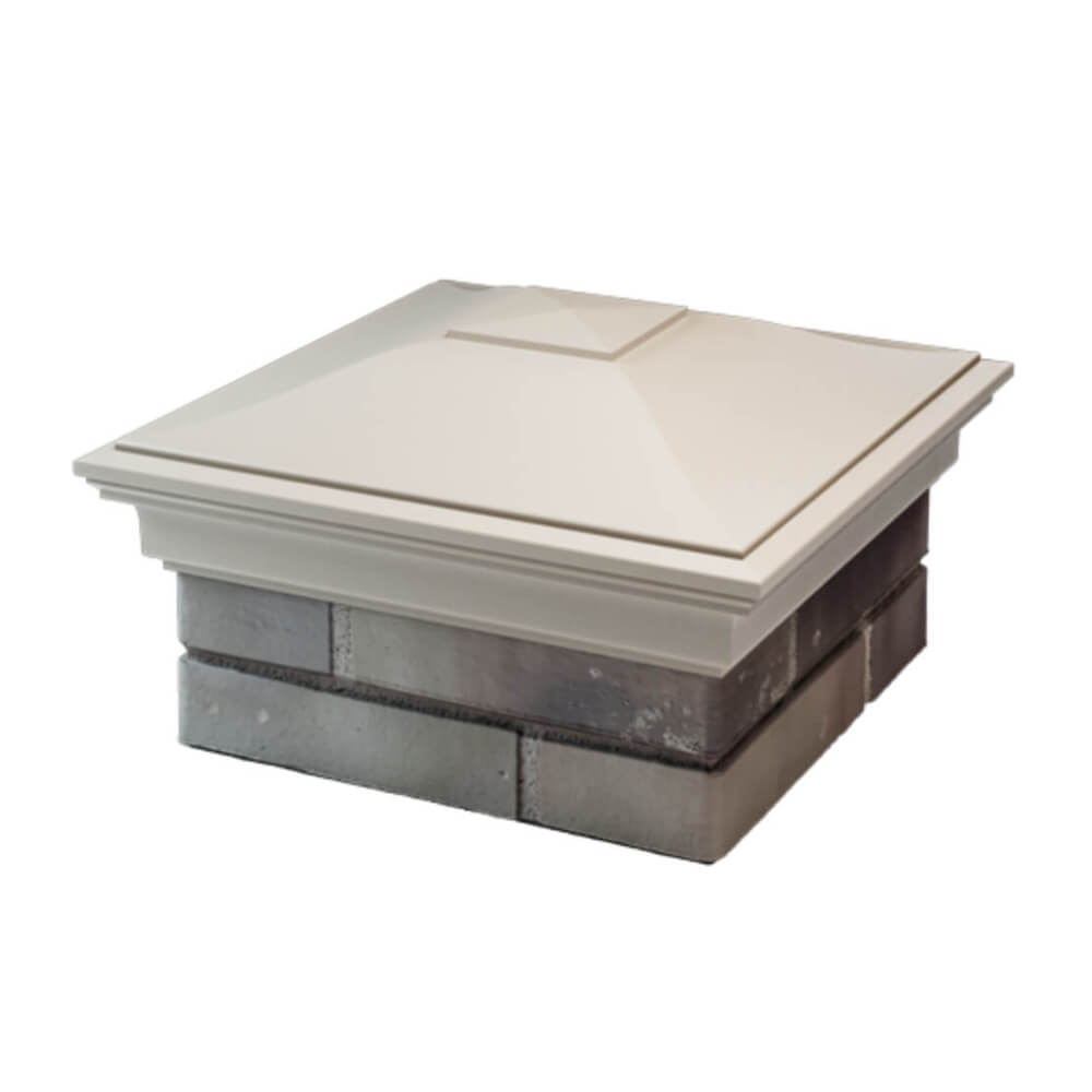 Колпак Zking Монблан Бежевый на столб 1.5х1.5 еврокирпича 0.7НФ (355х355мм) в Павловском Посаде фото