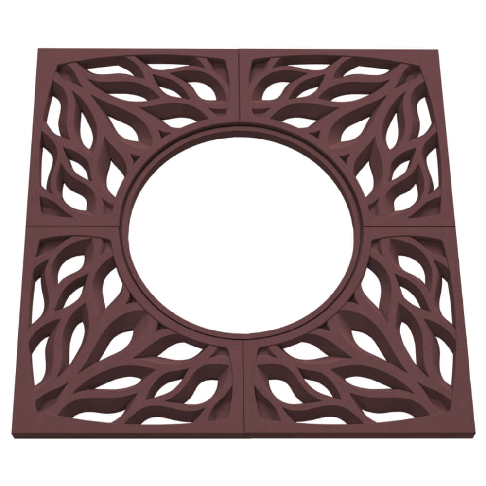 Приствольная решетка для дерева ZKING CRUST 1.2х1.2м Коричневая в Павловском Посаде фото