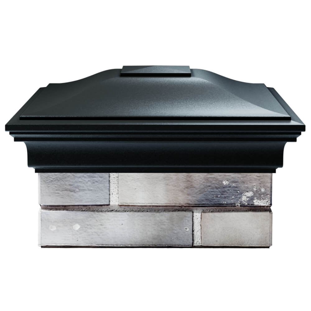 Колпак Zking Монблан Черный на столб 1.5х1.5 кирпича (385х385мм) Павловский Посад фото