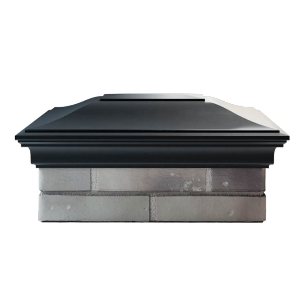 Колпак Zking Монблан Черный на столб 2х1.5 кирпича (515х385мм) в Павловском Посаде фото