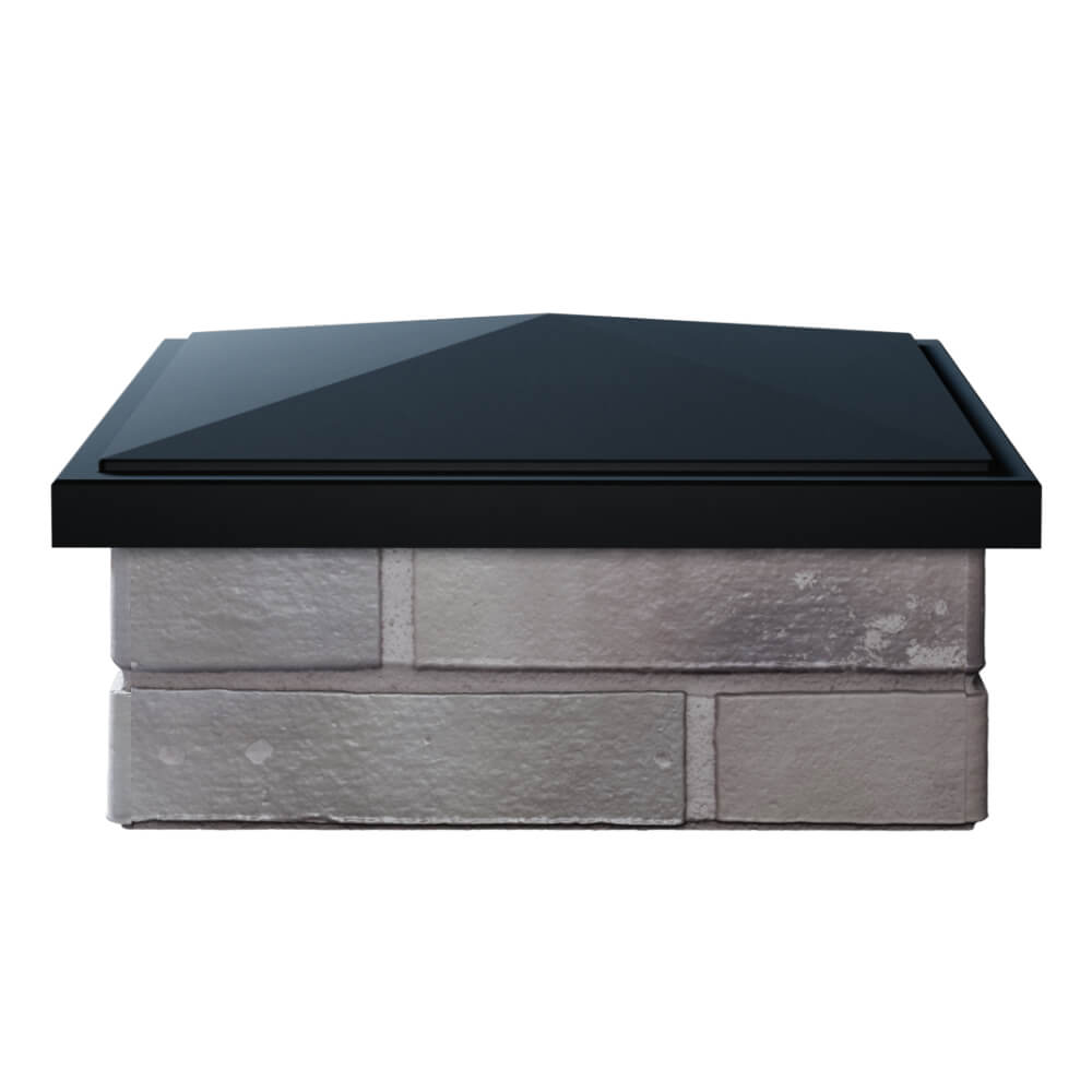 Колпак Zking БонаМоно Черный на столб 1.5х1.5 кирпича (385х385, 400х400мм) Павловский Посад фото