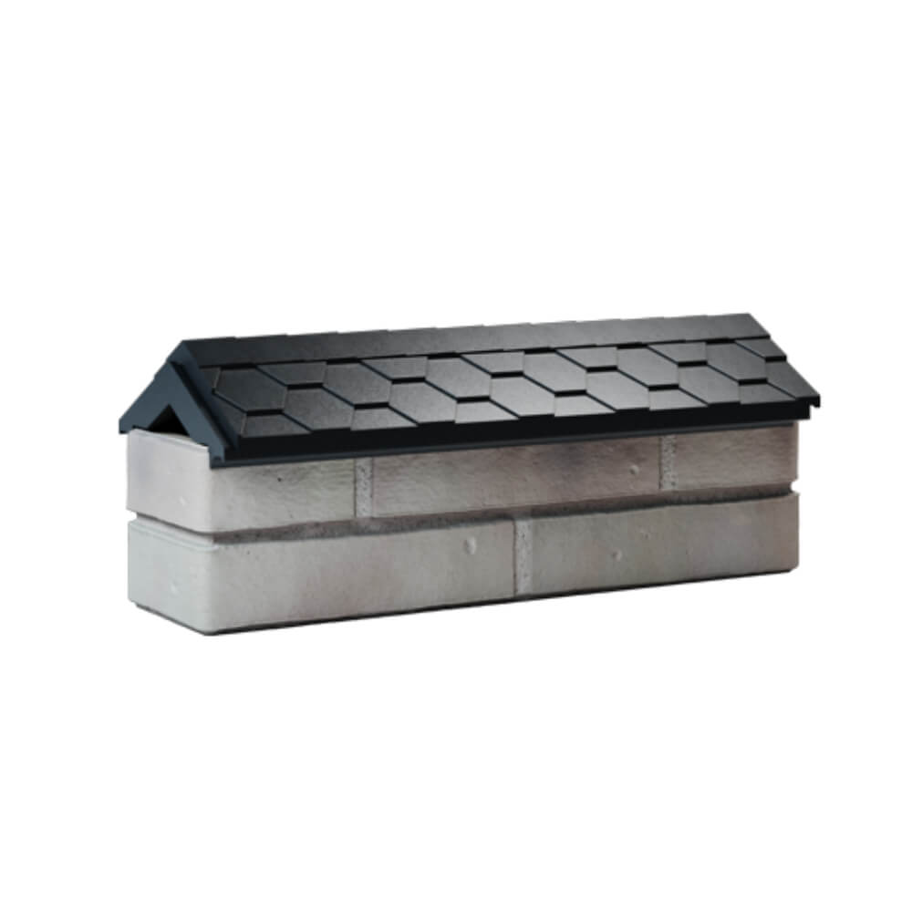 Парапет Zking Эверест Черный с посадкой на 0.5 кирпича (130мм) Павловский Посад фото