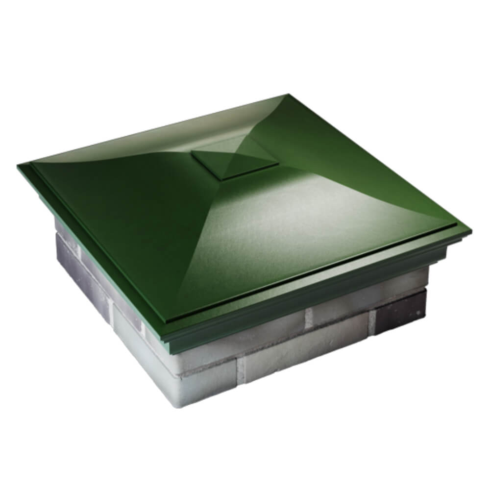 Колпак Zking Монблан Зеленый на столб 2х2 кирпича (515х515мм) Павловский Посад фото