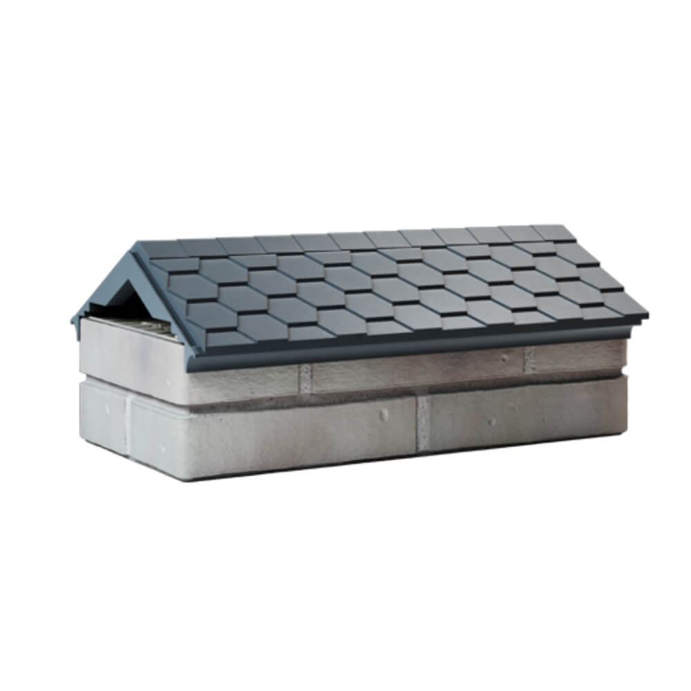 Парапет Zking Эверест Серый с посадкой на 1 кирпич (200/225/255мм) Павловский Посад фото