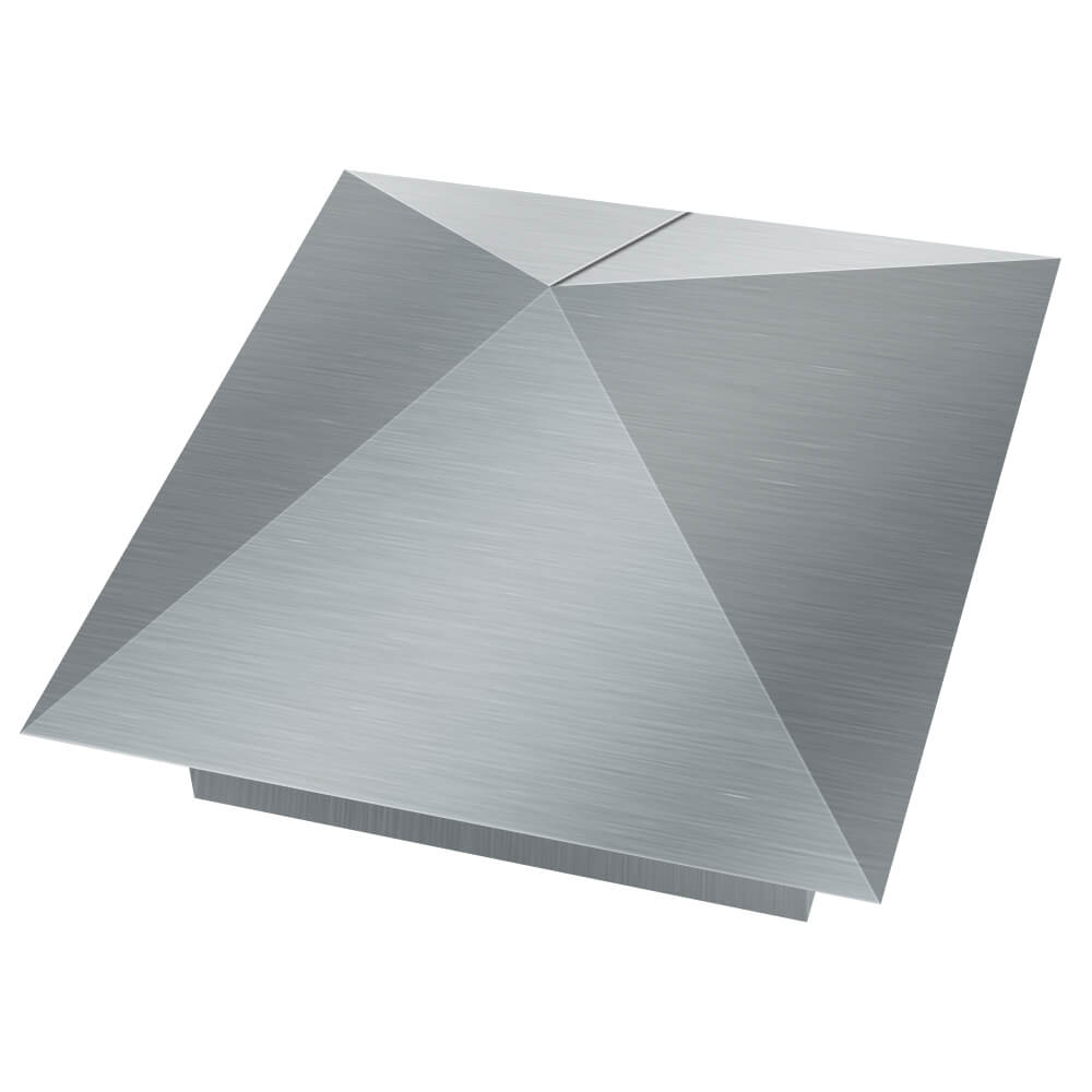 Колпак металлический 380х380мм оцинкованный заборный Павловский Посад фото