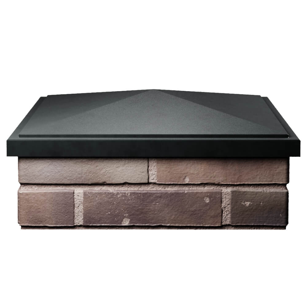 Колпак Zking БонаМоно Черный на столб 2х2 кирпича (515х515, 530х530мм) Павловский Посад фото