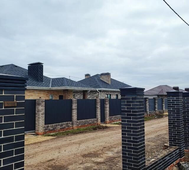 Колпак Zking Бона ХайТек Серый на столб 1.5х1.5 кирпича (385х385мм) в Павловском Посаде фото