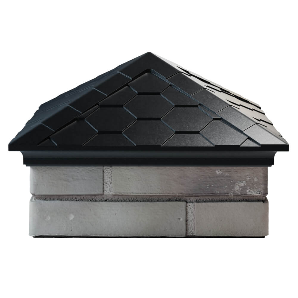 Колпак Zking Эверест Черный на столб 1.5х1.5 кирпича (390х390мм) Павловский Посад фото