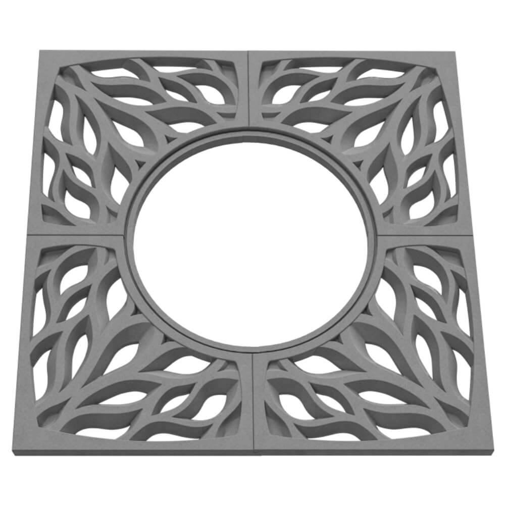 Приствольная решетка для дерева ZKING CRUST 1.2х1.2м Серая в Павловском Посаде фото