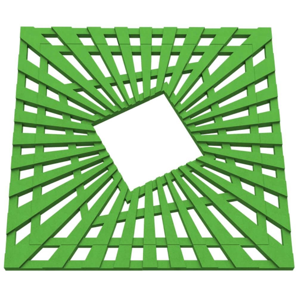 Приствольная решетка для дерева ZKING ATMOSPHERE 1.2х1.2м Зеленая в Павловском Посаде фото