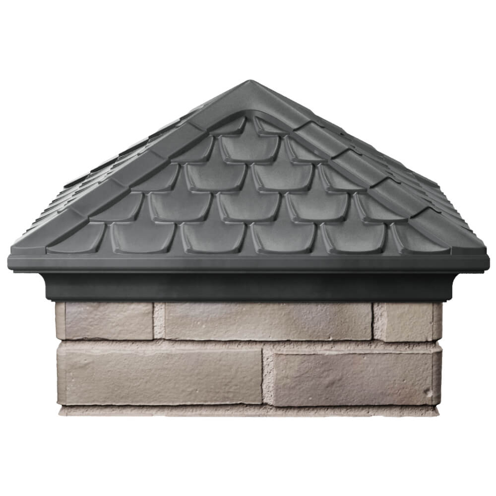 Колпак Zking Эльбрус Серый на столб 1.5х1.5 кирпича (385х385мм) Павловский Посад фото