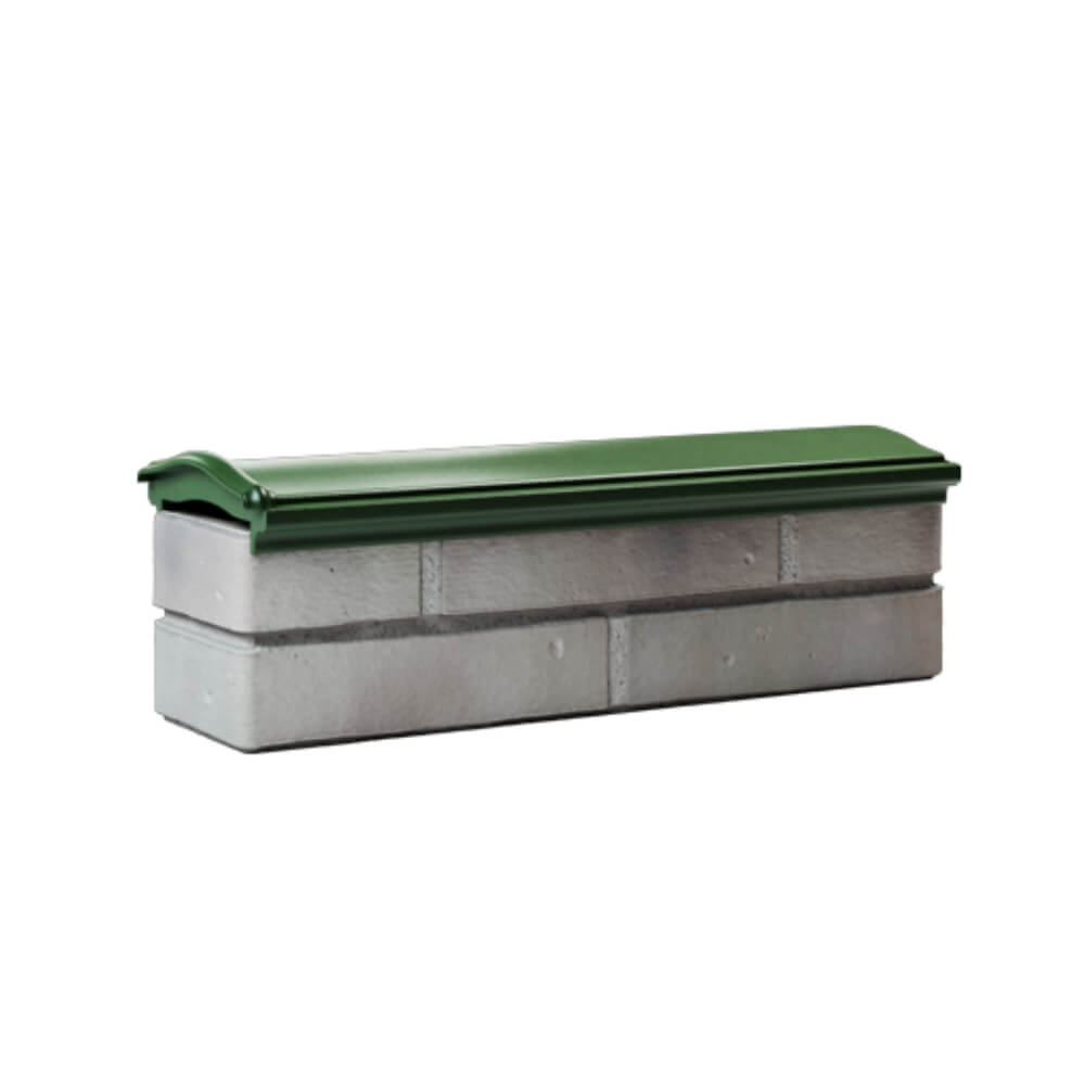 Парапет Zking Монблан Зеленый посадка на 0.5 кирпича (130мм) Павловский Посад фото