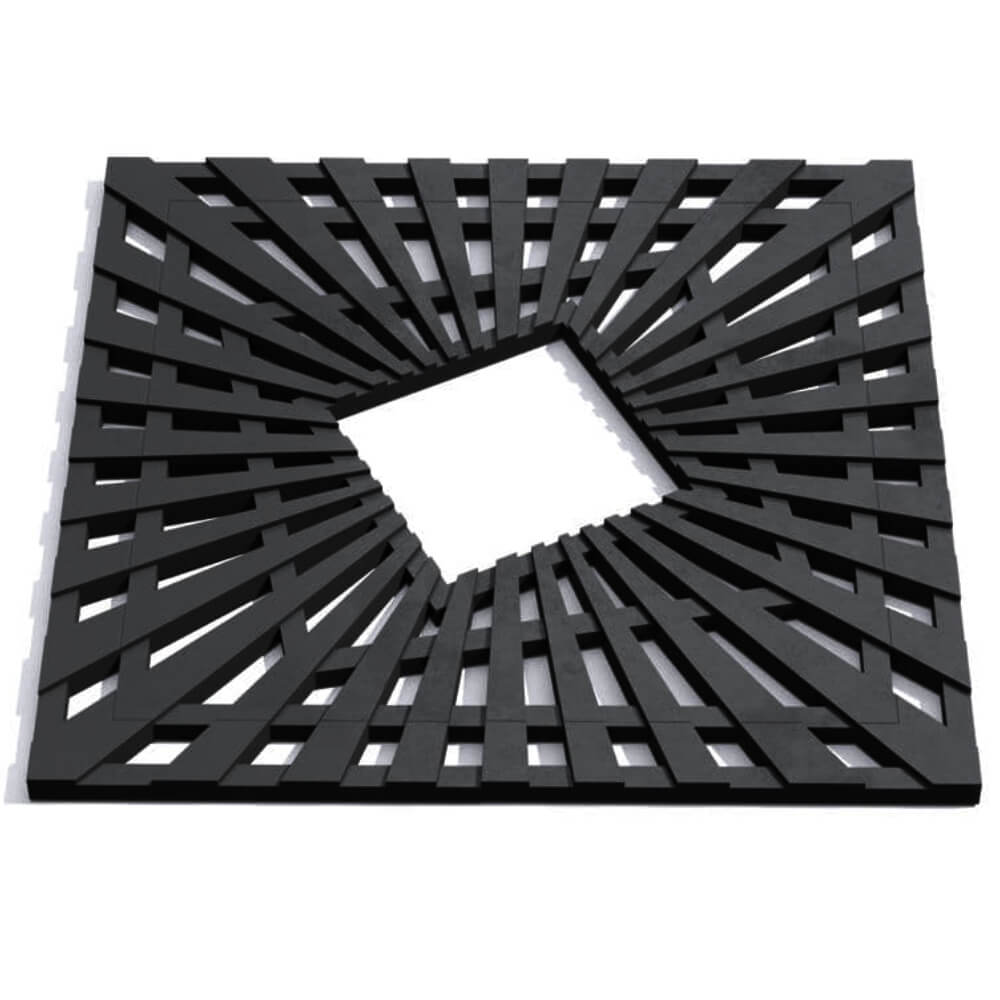 Приствольная решетка для дерева ZKING ATMOSPHERE 1.2х1.2м Черная Павловский Посад фото