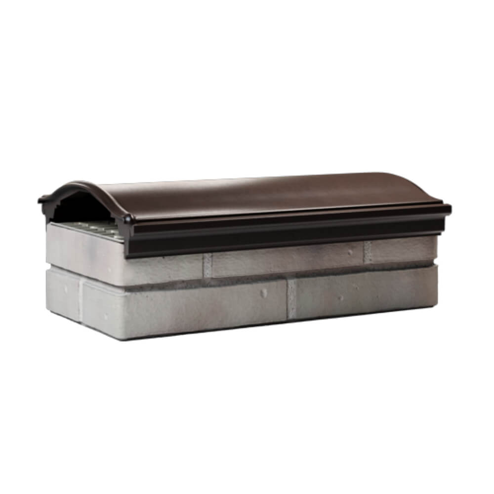 Парапет Zking Монблан Коричневый посадка на 1 кирпич (200/225/255мм) Павловский Посад фото