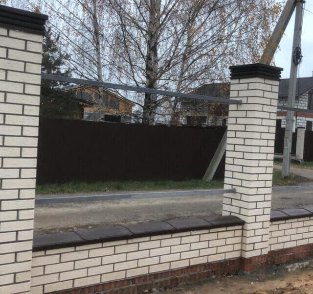 Колпак Zking Бона ХайТек Коричневый на столб 1.5х1.5 кирпича (385х385мм) в Павловском Посаде фото