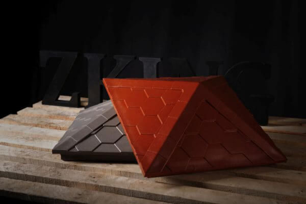 Колпак Zking Эверест Красный на столб 1.5х1.5 кирпича (390х390мм) в Павловском Посаде фото