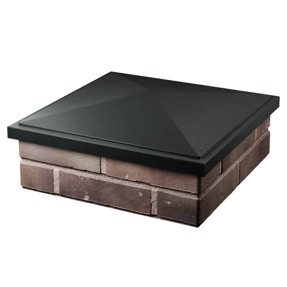 Колпак Zking БонаМоно Черный на столб 2х2 кирпича (515х515, 530х530мм) в Павловском Посаде фото