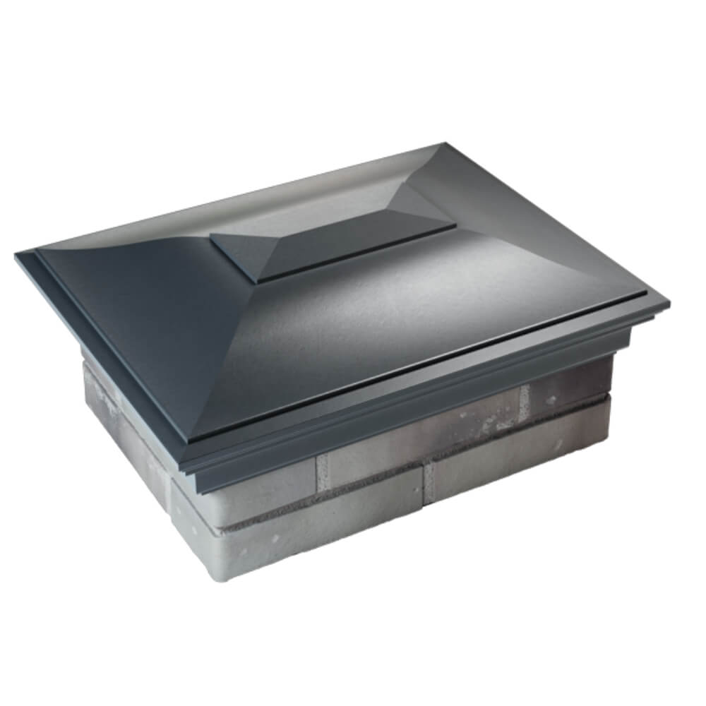 Колпак Zking Монблан Серый на столб 2х1.5 кирпича (515х385мм) Павловский Посад фото