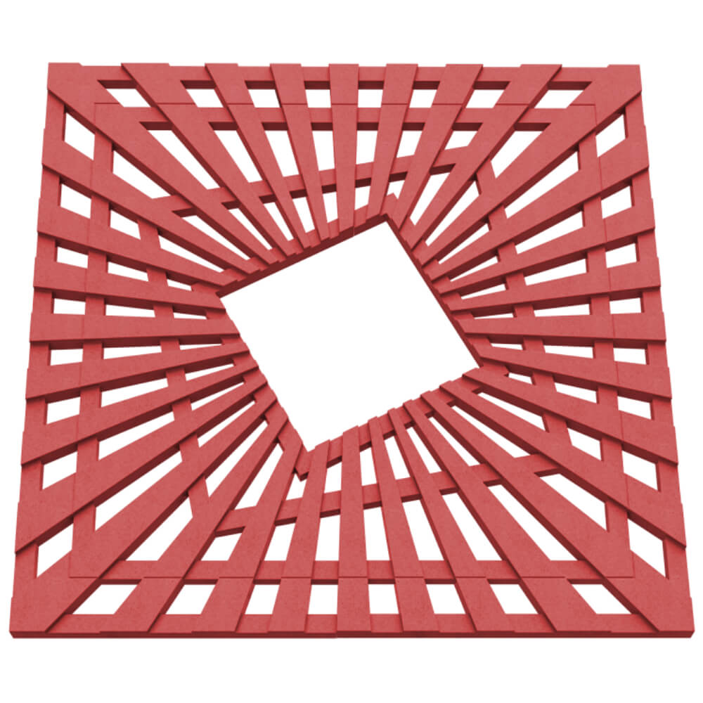 Приствольная решетка для дерева ZKING ATMOSPHERE 1.2х1.2м Красная в Павловском Посаде фото