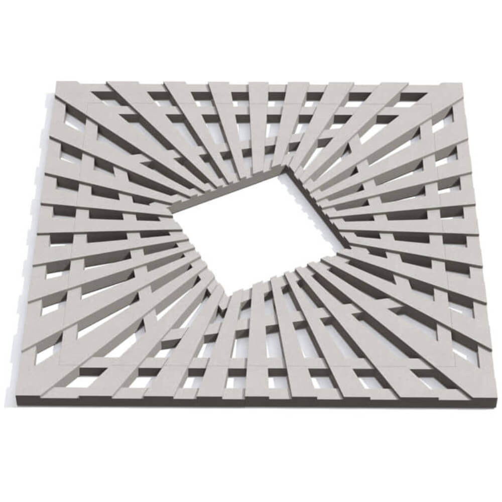 Приствольная решетка для дерева ZKING ATMOSPHERE 1.2х1.2м Бежевая Павловский Посад фото