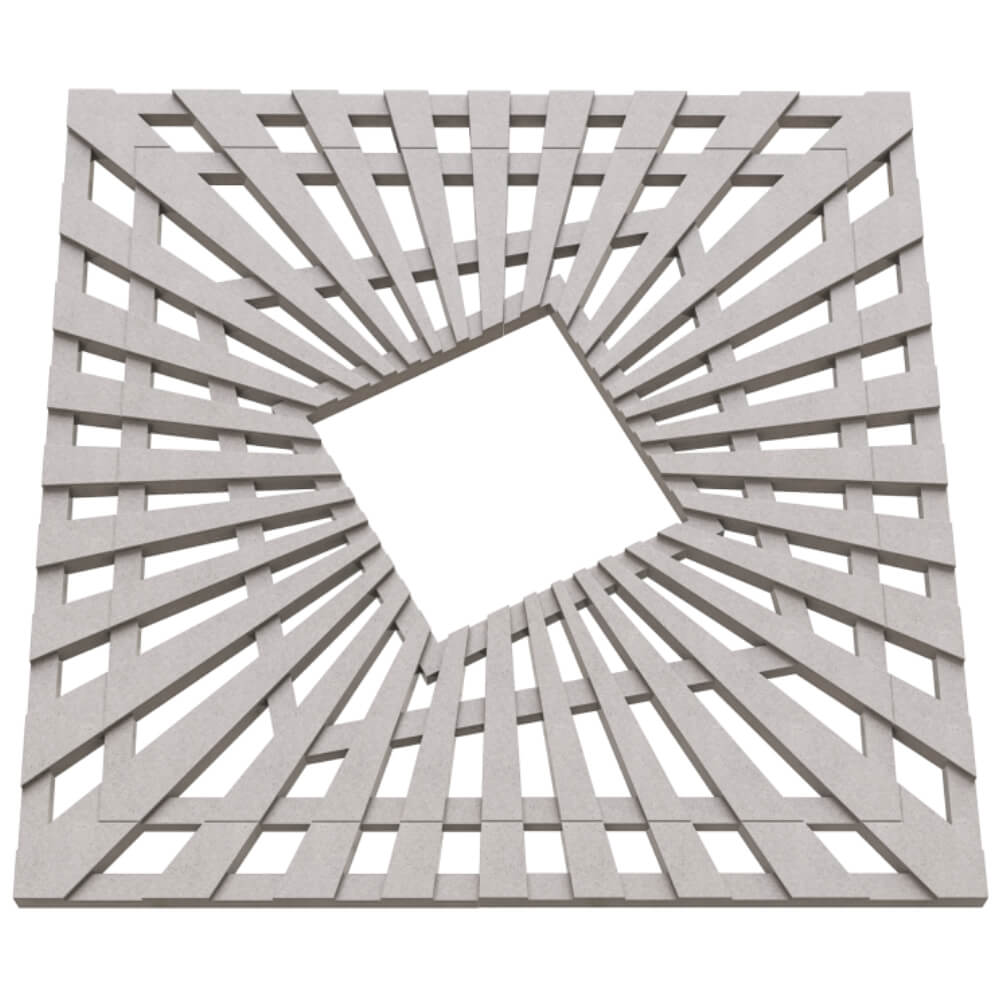 Приствольная решетка для дерева ZKING ATMOSPHERE 1.2х1.2м Бежевая в Павловском Посаде фото