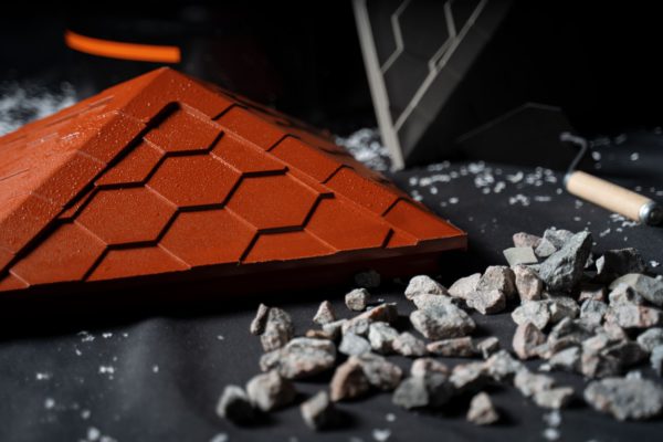 Колпак Zking Эверест Красный на столб 1.5х1.5 кирпича (390х390мм) в Павловском Посаде фото