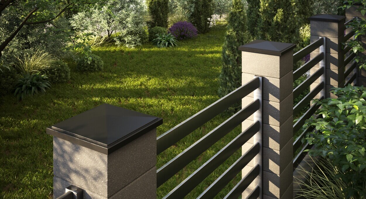 Колпак Zking БонаМоно Коричневый на столб 1.5х1.5 кирпича (385х385, 400х400мм) в Павловском Посаде фото