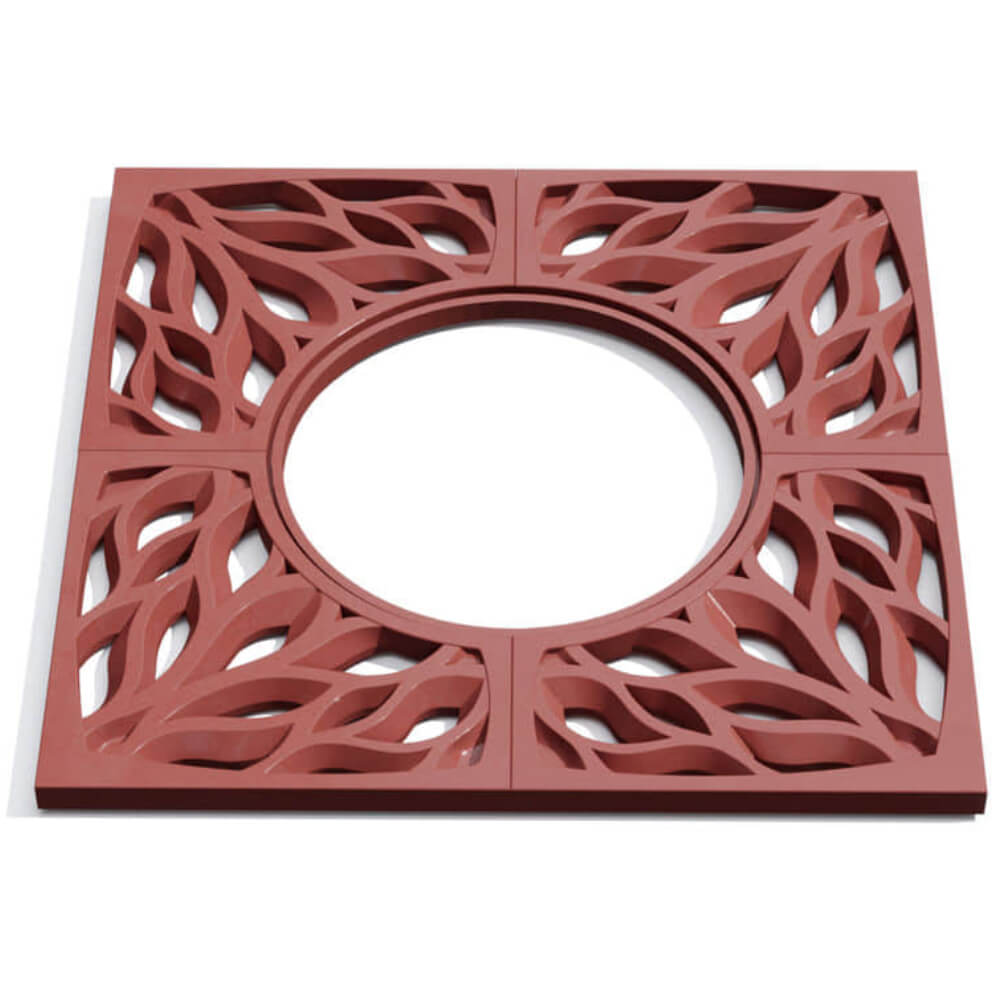 Приствольная решетка для дерева ZKING CRUST 1.2х1.2м Красная Павловский Посад фото