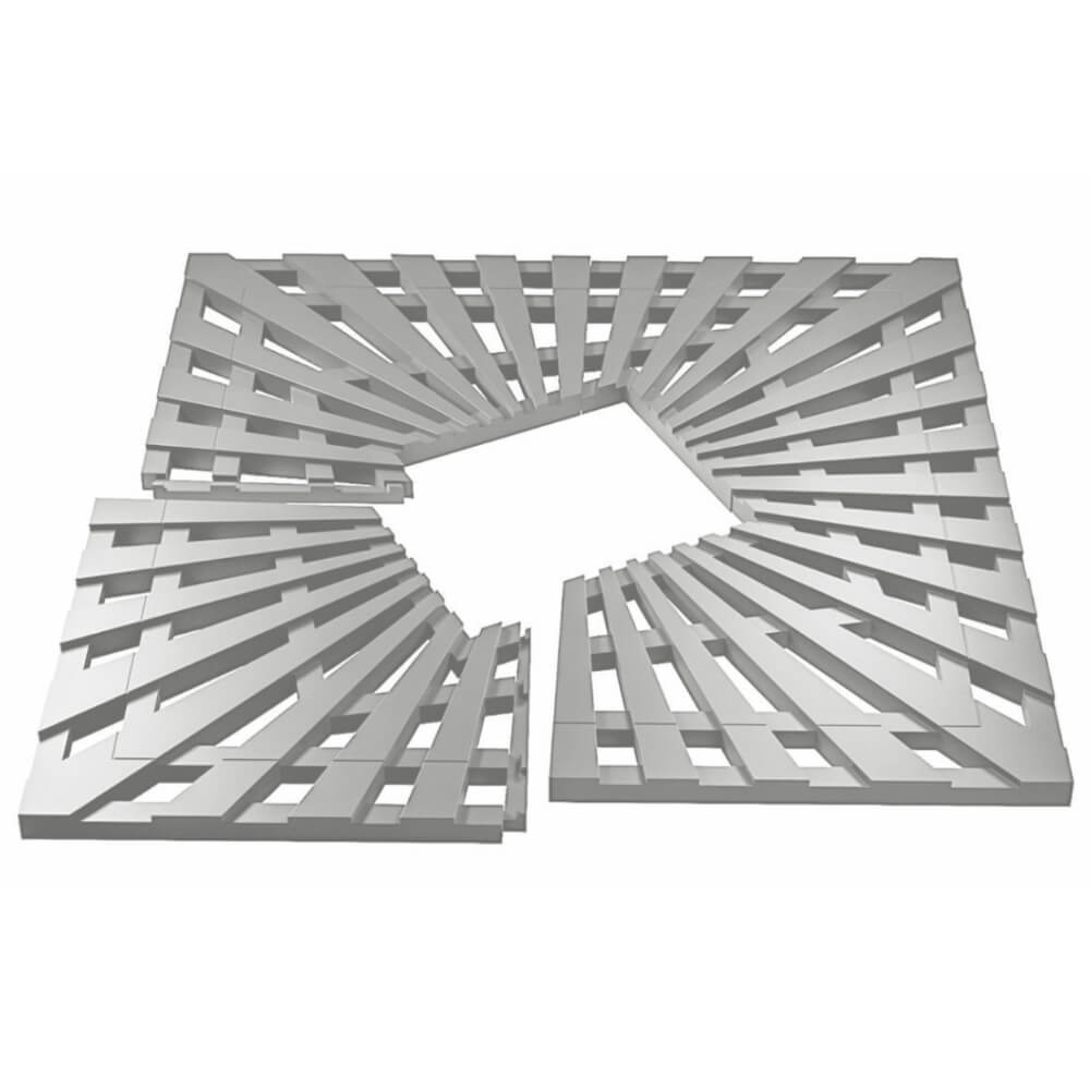 Приствольная решетка для дерева ZKING ATMOSPHERE 1.2х1.2м Бежевая в Павловском Посаде фото