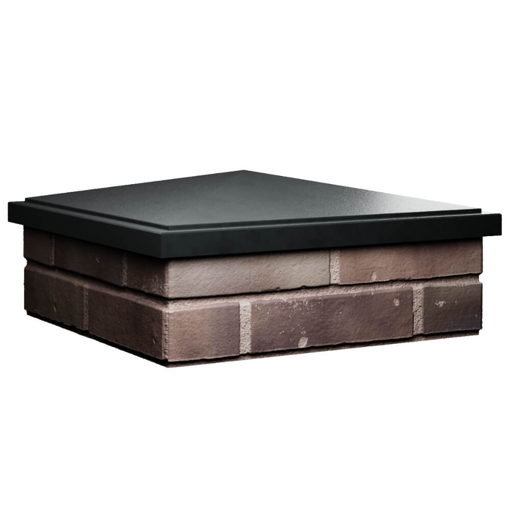 Колпак Zking БонаМоно Черный на столб 2х2 кирпича (515х515, 530х530мм) в Павловском Посаде фото