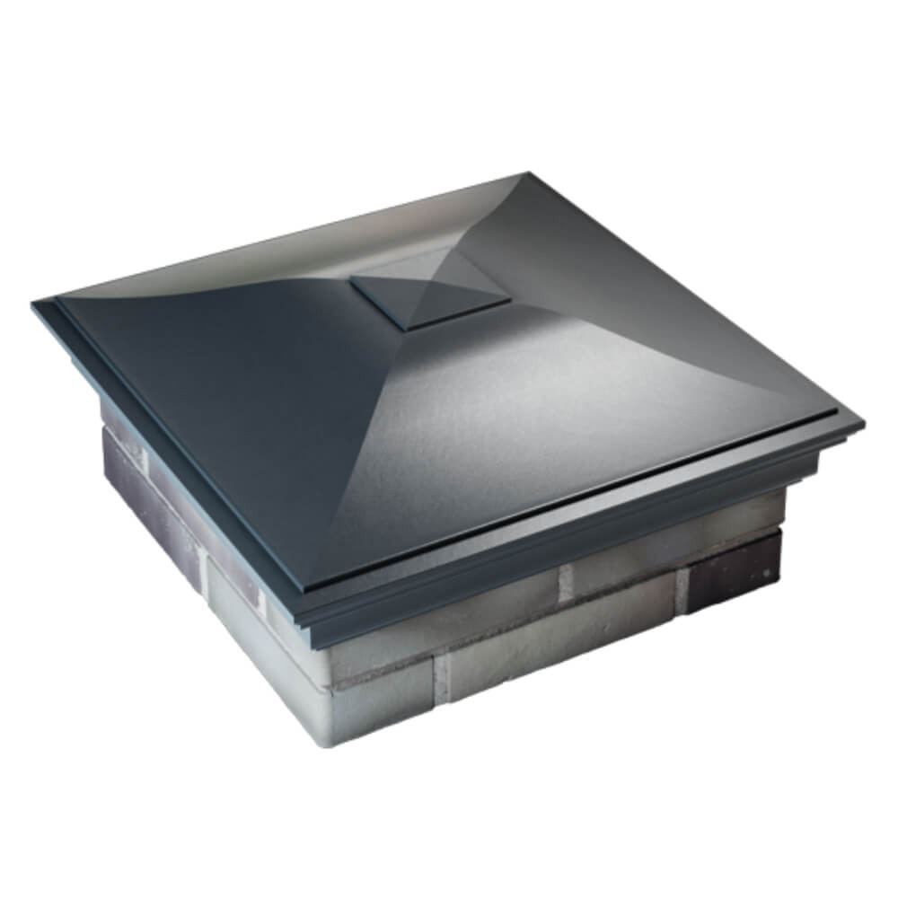 Колпак Zking Монблан Серый на столб 2х2 кирпича (515х515мм) Павловский Посад фото