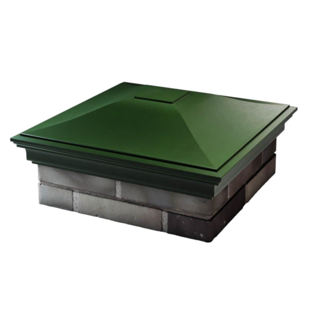 Колпак Zking Монблан Зеленый на столб 2х2 кирпича (515х515мм) в Павловском Посаде фото