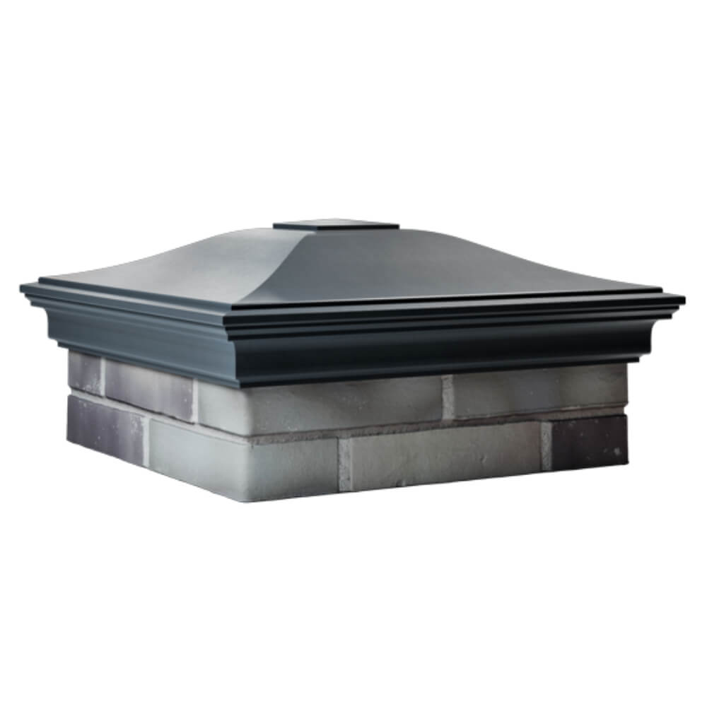 Колпак Zking Монблан Серый на столб 2х2 кирпича (515х515мм) в Павловском Посаде фото