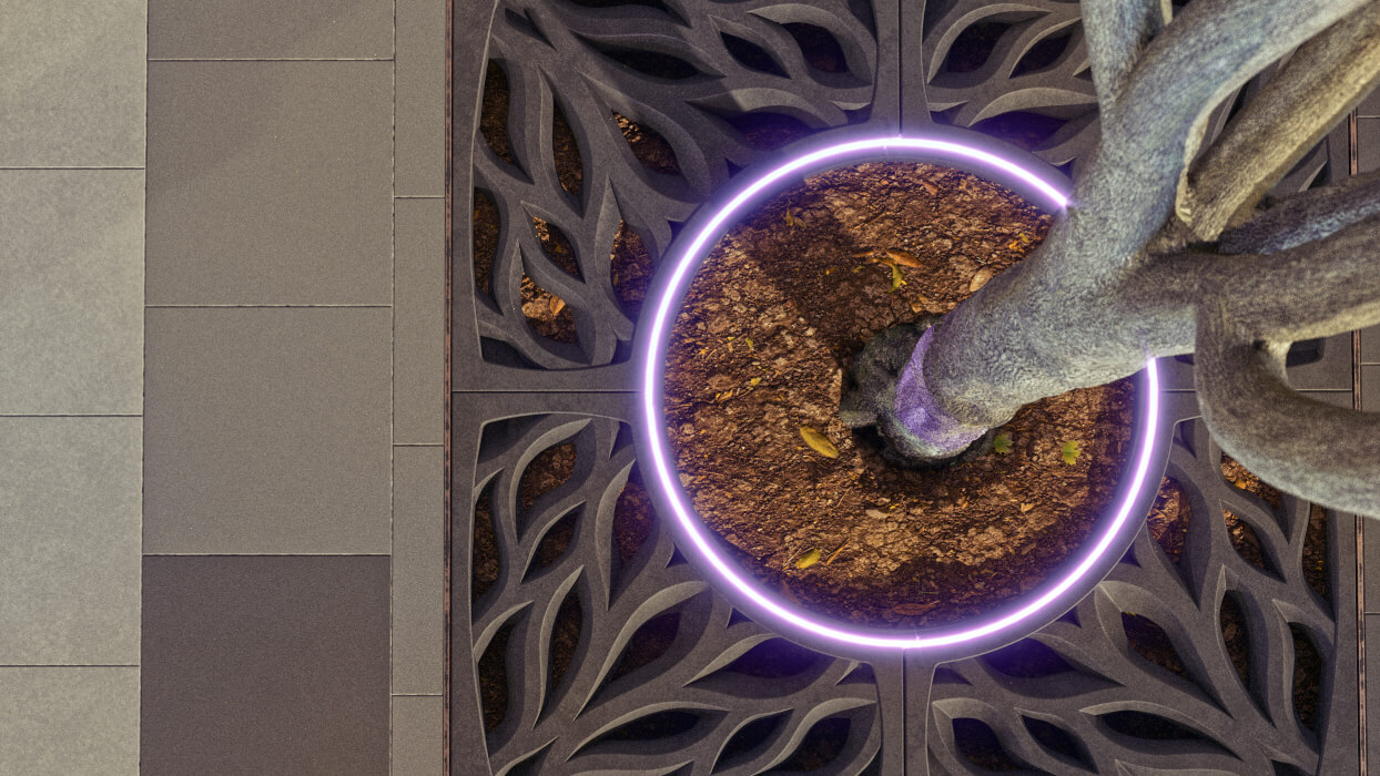 Приствольная решетка для дерева ZKING CRUST 1.2х1.2м Черная в Павловском Посаде фото