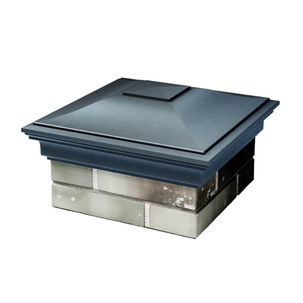 Колпак Zking Монблан Серый на столб 1.5х1.5 еврокирпича 0.7НФ (355х355мм) в Павловском Посаде фото