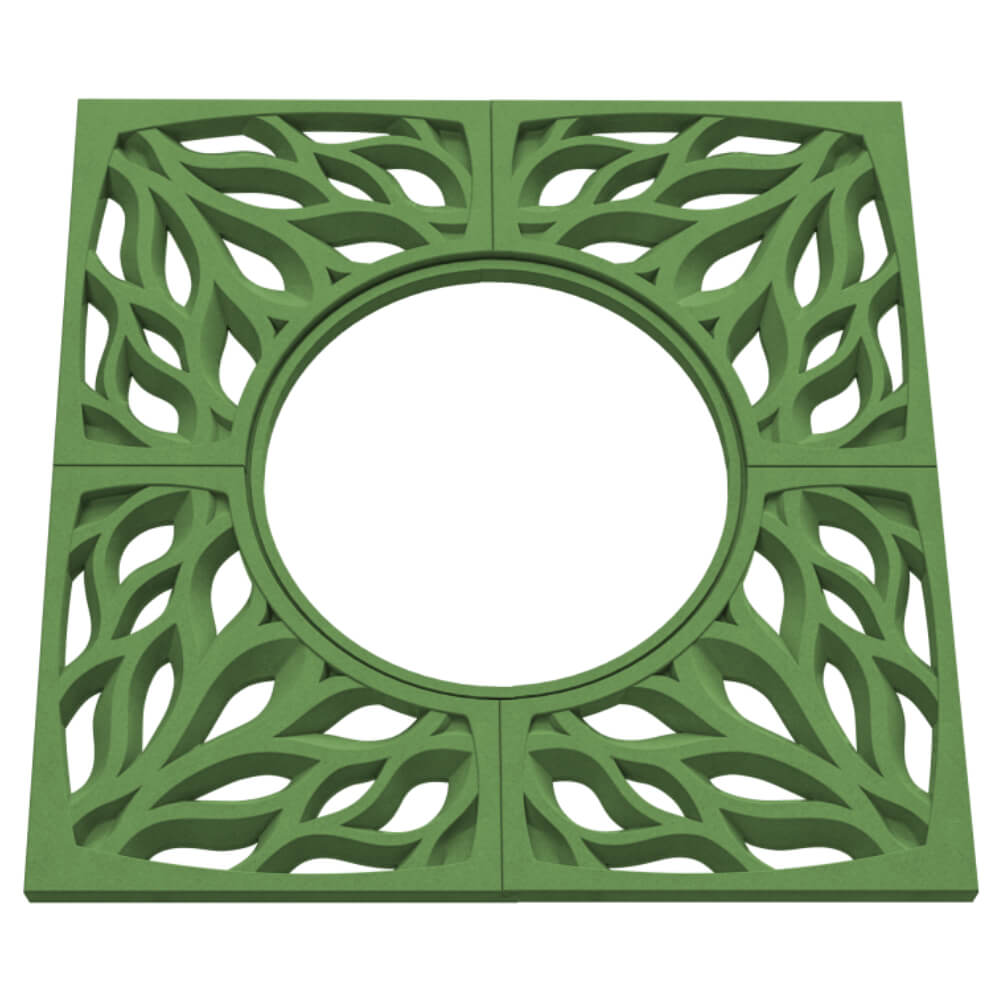 Приствольная решетка для дерева ZKING CRUST 1.2х1.2м Зеленая в Павловском Посаде фото