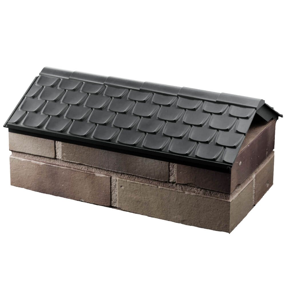 Парапет Zking Эльбрус Серый с посадкой на 1 кирпич (255мм) в Павловском Посаде фото